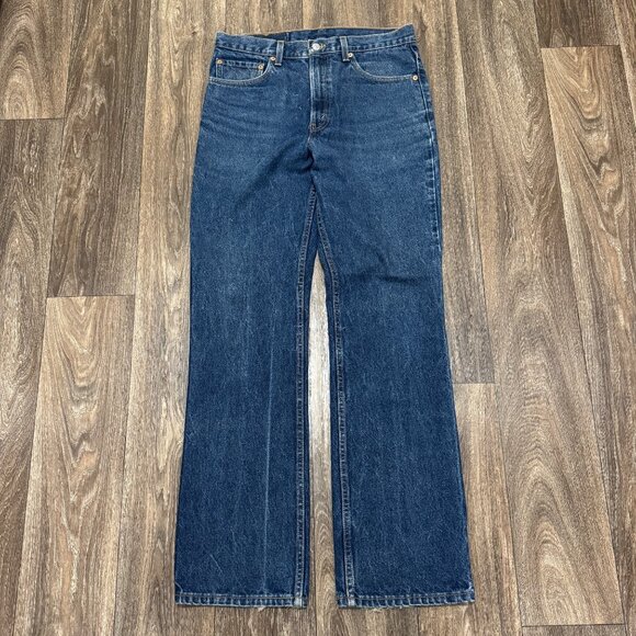 Vintage Levis 517 Jeans Men's 34x34 Blue Boot Cut Made in USA Denim Cowboy 2000 - Picture 1 of 11